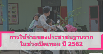 การใช้จ่ายของประชาชนฐานรากในช่วงเปิดเทอม