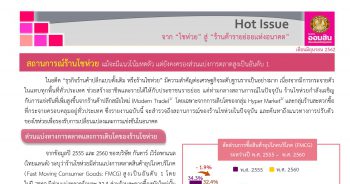 จาก "โชห่วย" สู่ "ร้านค้ารายย่อยแห่งอนาคต"