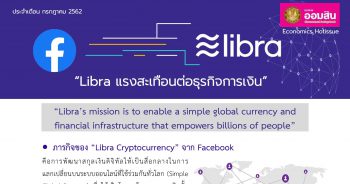 Libra แรงสะเทือนต่อธุรกิจการเงิน