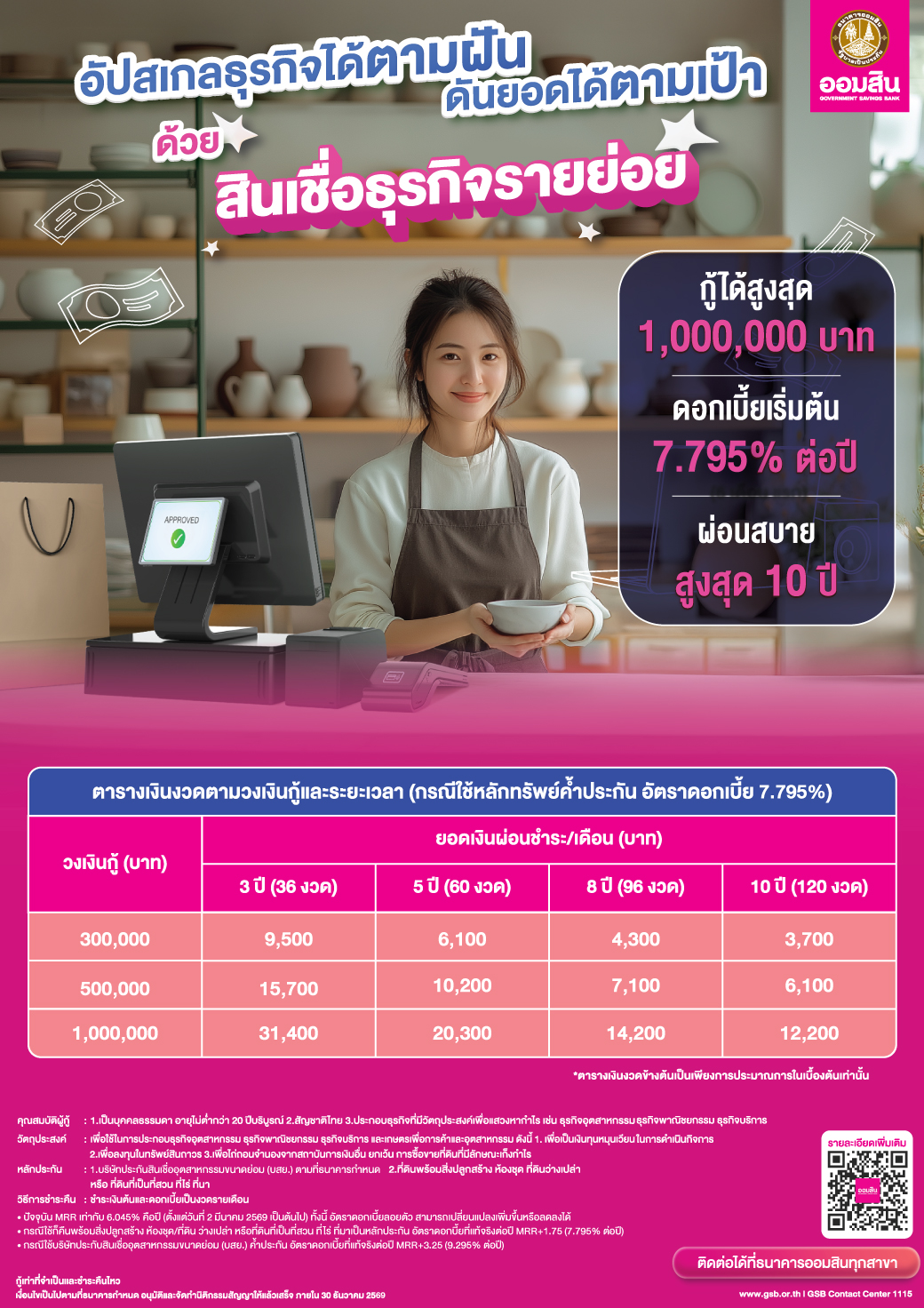 สินเชื่อรายย่อย(ตาราง) 21x29.7cm Co