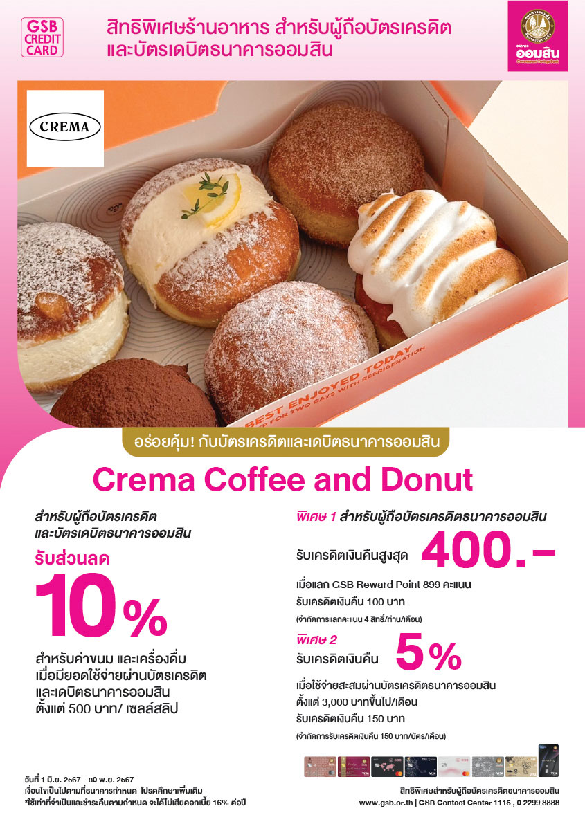 Tc 01 Crema Coffee And Donut Front