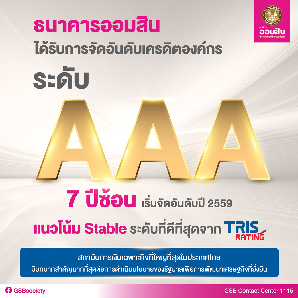 Aw R05 ทริสเรทติ้งคงอันดับเครดิตองค์กร
