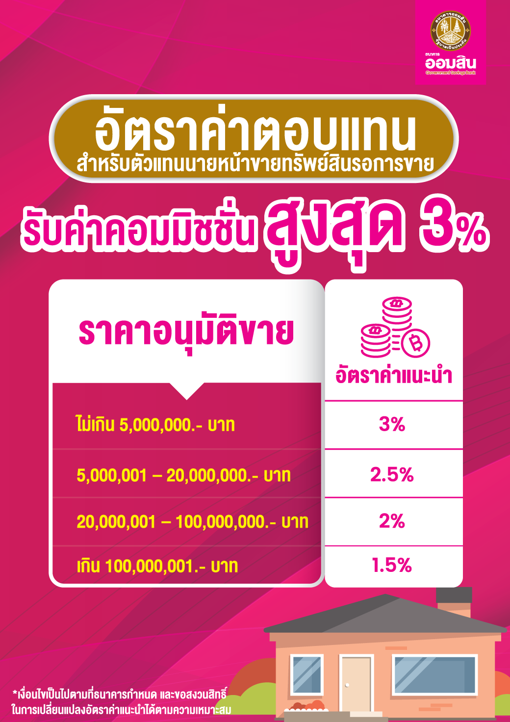 Ad A4 อัตราค่าตอบแทน สำหรับตัวแทนนายหน้า 2