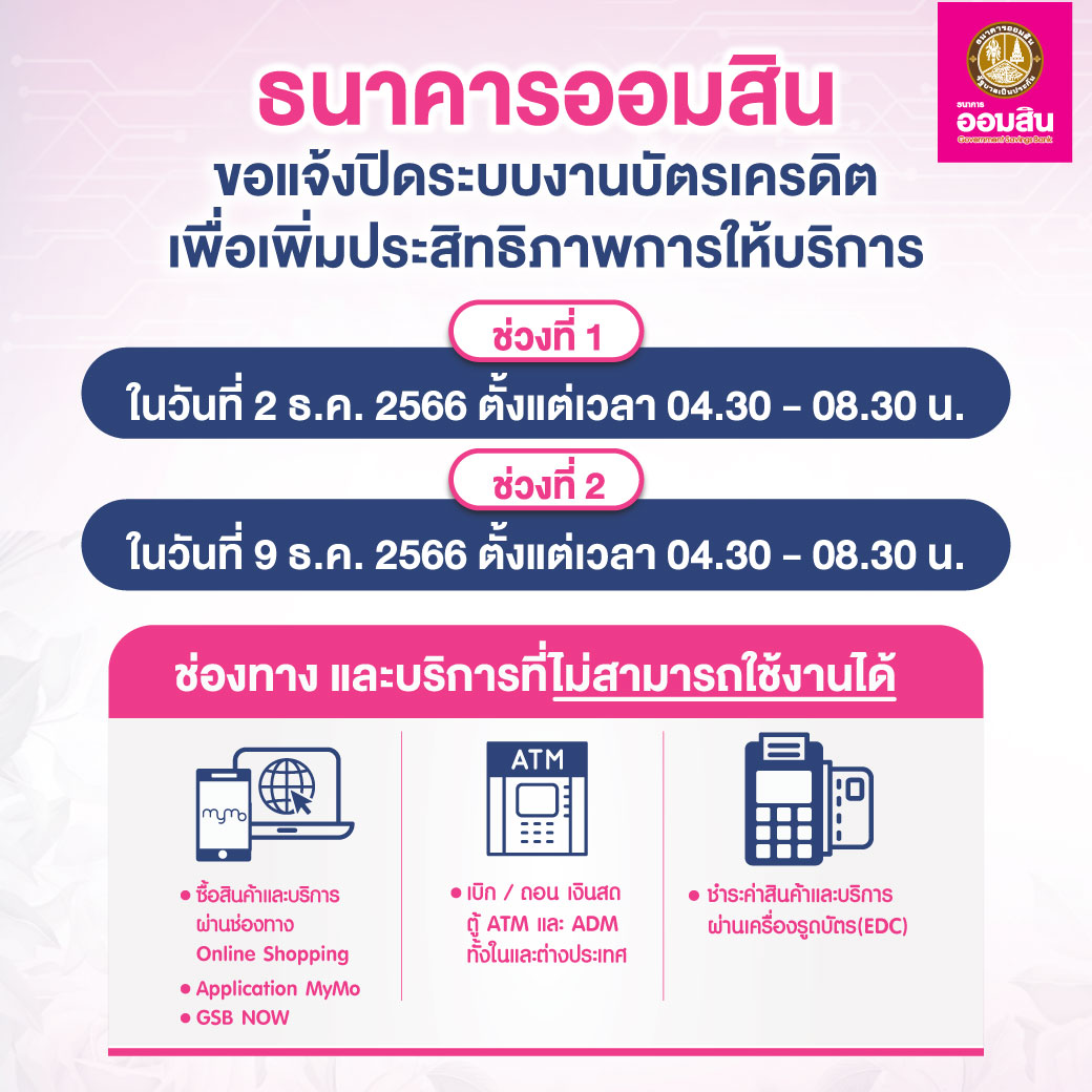 02 12 66 ปิดระบบบัตรเครดิต