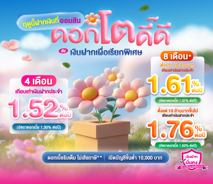 Thumb Online 1may Product เงินฝากเผื่อเรียกพิเศษ Co