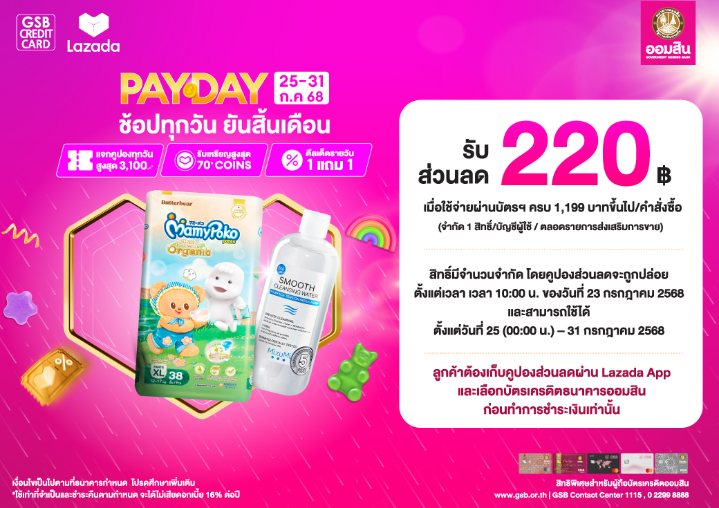 Lazada Payday กรกฎาคม Creat Outline
