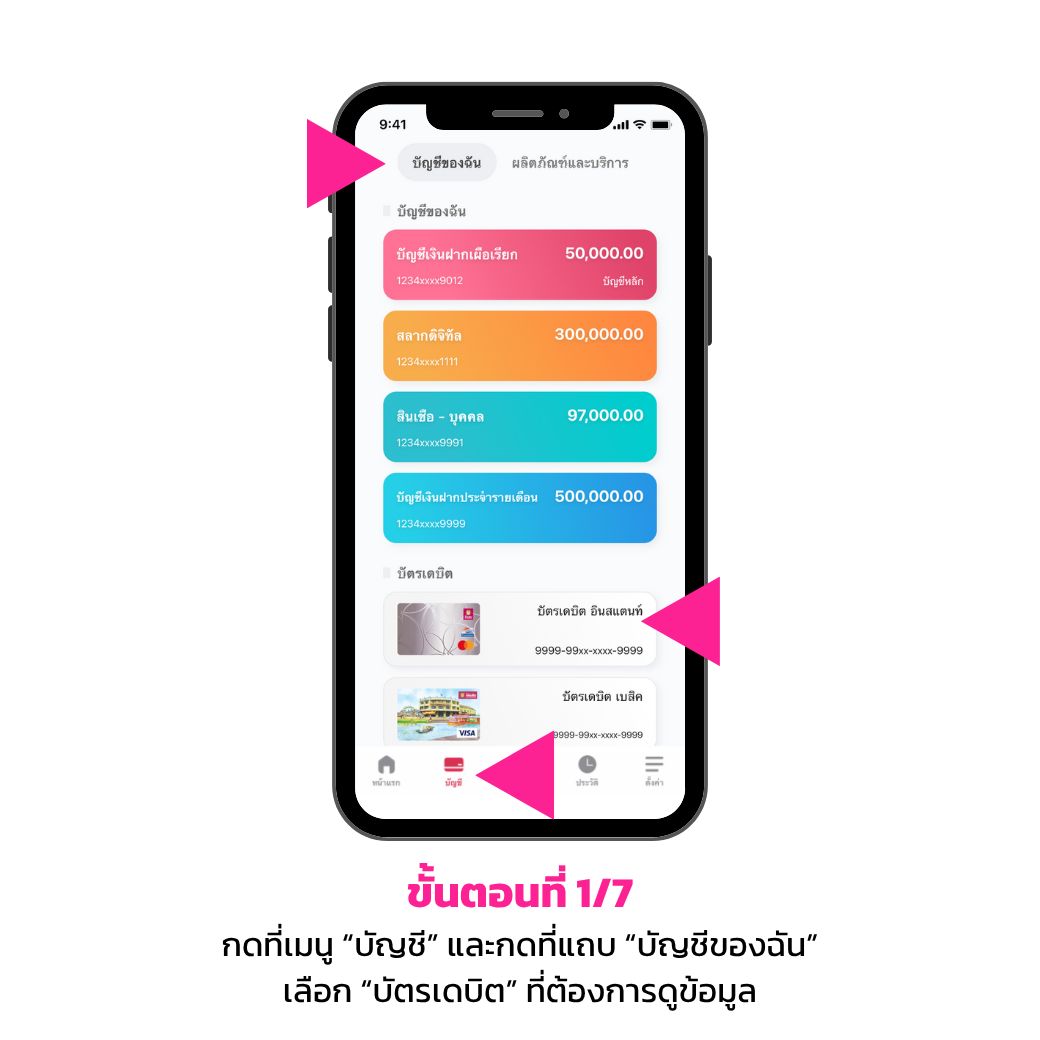 การจัดการบัตรเดบิตธนาคารออมสิน1