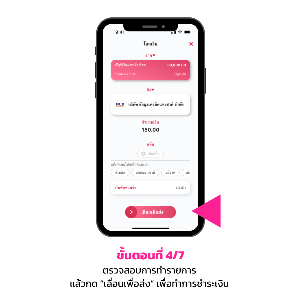 ขั้นตอนการขอเครดิตบูโร 4