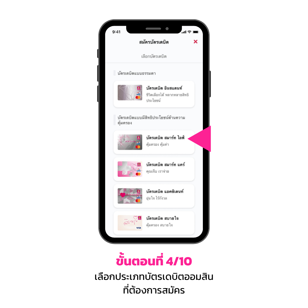 สมัครบัตรเดบิตธนาคารออมสิน4