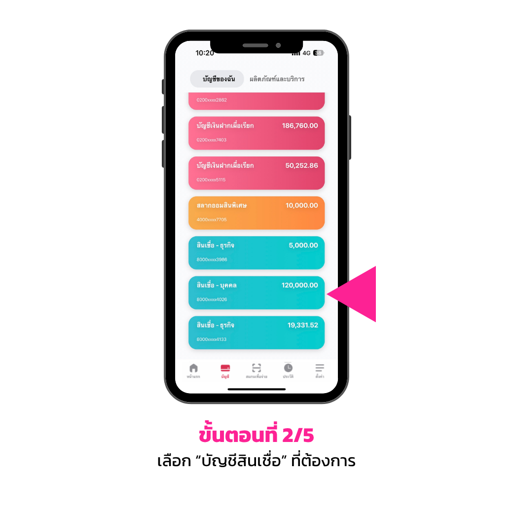 แจ้งเปลี่ยนช่องทางการรับใบเสร็จสินเชื่อ 2