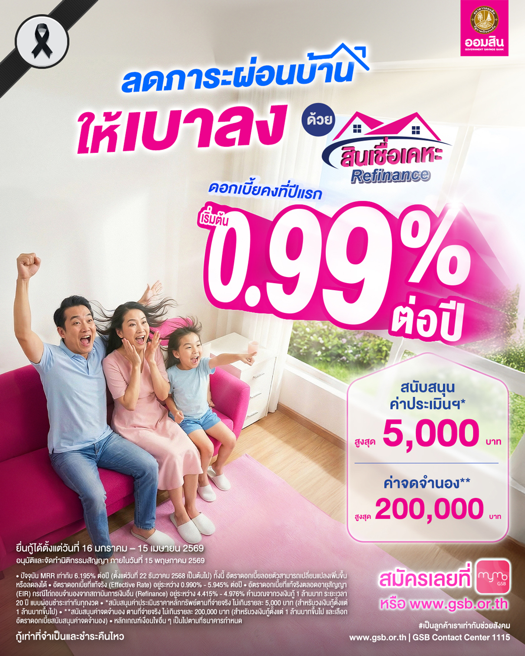 Gsb Aw30 สินเชื่อเคหะ Refinance 16jan Fb,lv V7 Appv