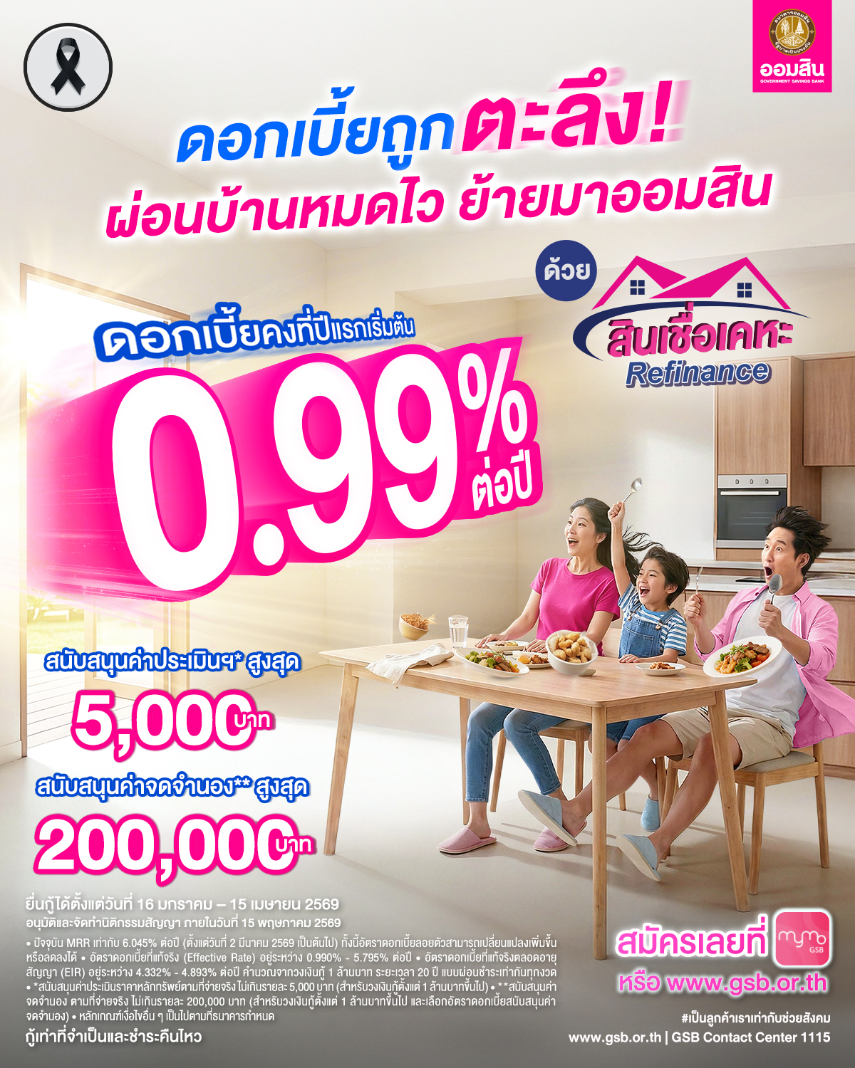 Gsb Aw19 สินเชื่อเคหะ Refinance 12march Fb,ig,x,lv V3 (1)