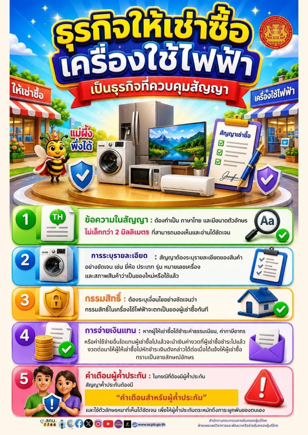เช่าซื้อเครื่องใช้ไฟฟ้า
